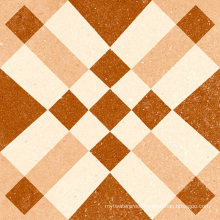 Mediterranean Style 20cm Checkered Floor Designs Plaid Cement Tile